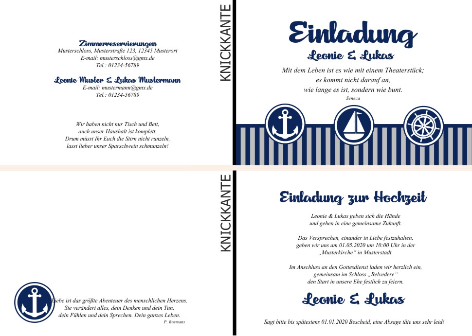  Einladungskarten Hochzeit, Hochzeitseinladungen, Hochzeitskarten, Einladungen für Hochzeit