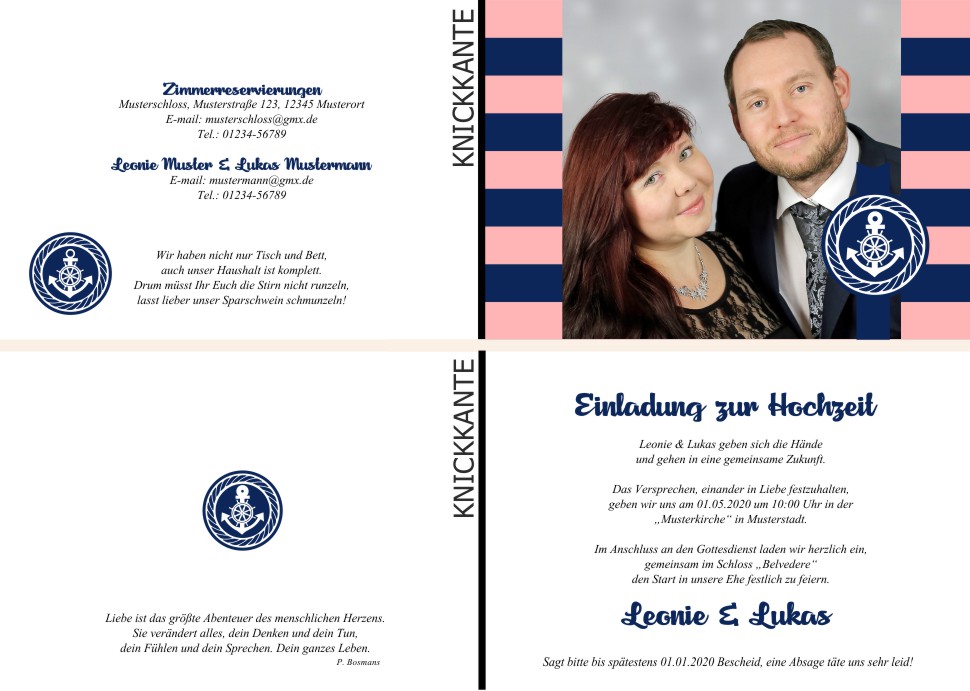  Einladungskarten Hochzeit, Hochzeitseinladungen, Hochzeitskarten, Einladungen für Hochzeit