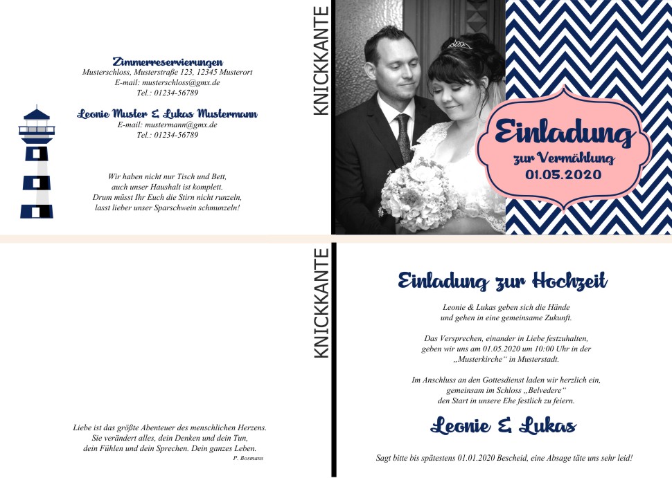  Einladungskarten Hochzeit, Hochzeitseinladungen, Hochzeitskarten, Einladungen für Hochzeit