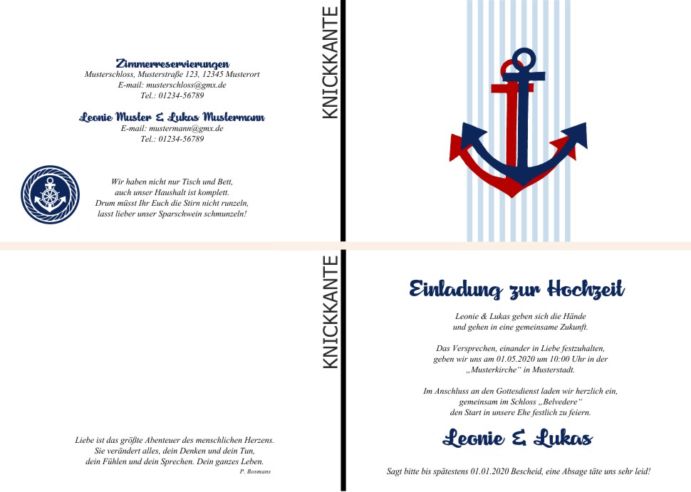  Einladungskarten Hochzeit, Hochzeitseinladungen, Hochzeitskarten, Einladungen für Hochzeit