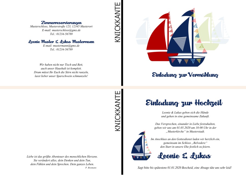  Einladungskarten Hochzeit, Hochzeitseinladungen, Hochzeitskarten, Einladungen für Hochzeit