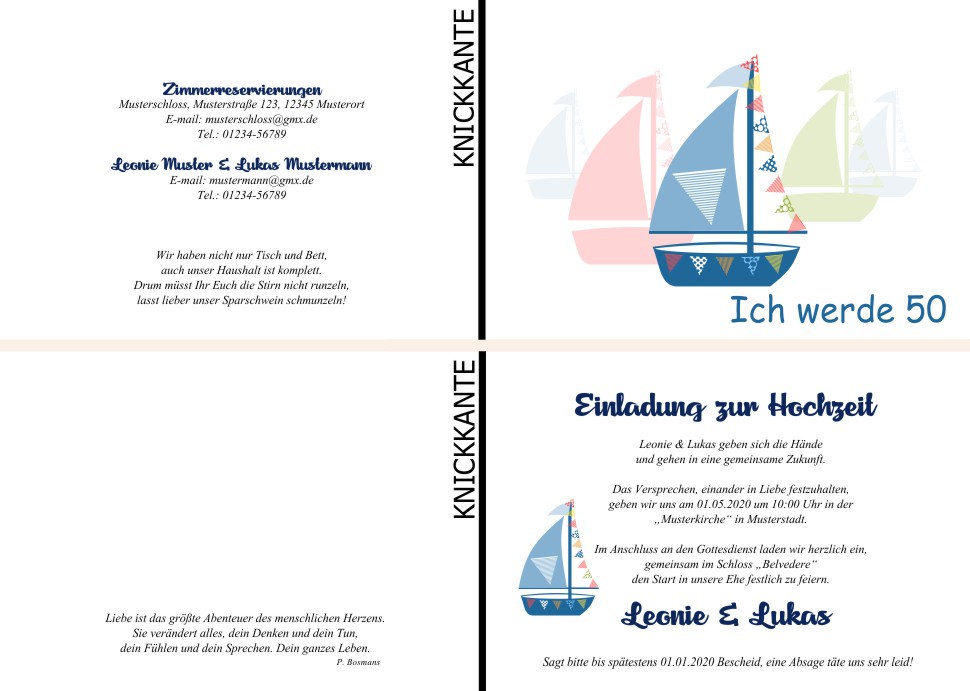  Einladungskarten Hochzeit, Hochzeitseinladungen, Hochzeitskarten, Einladungen für Hochzeit