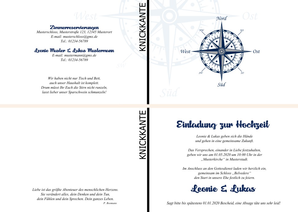  Einladungskarten Hochzeit, Hochzeitseinladungen, Hochzeitskarten, Einladungen für Hochzeit