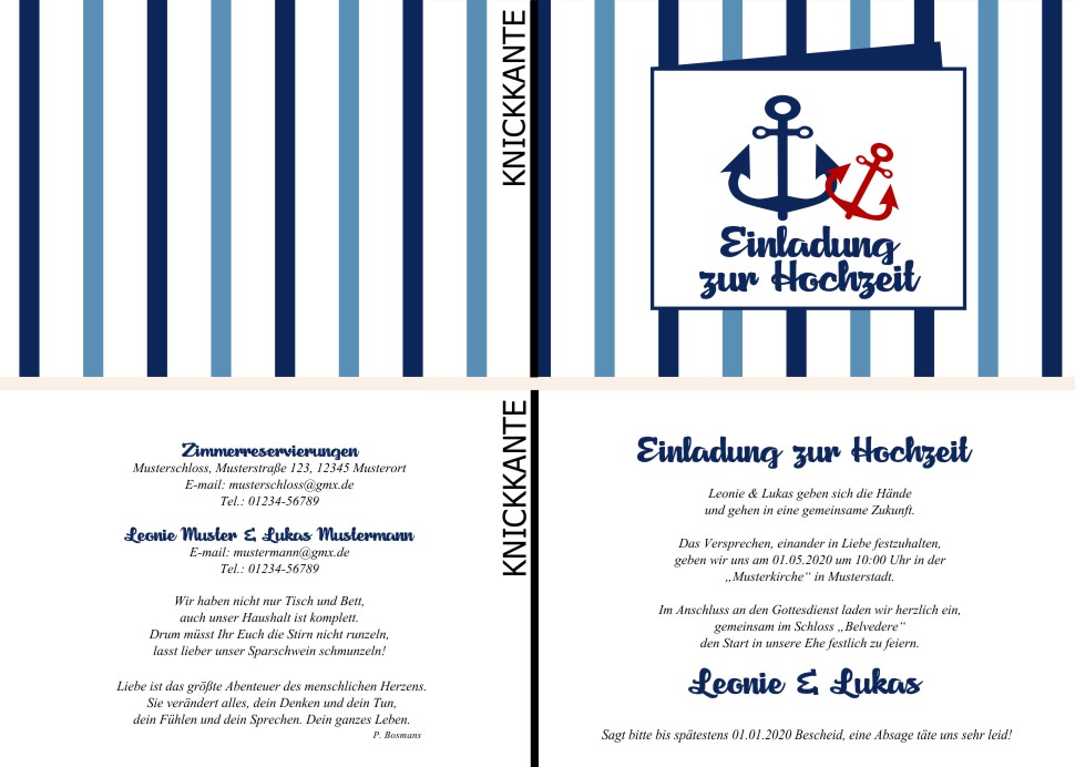  Einladungskarten Hochzeit, Hochzeitseinladungen, Hochzeitskarten, Einladungen für Hochzeit