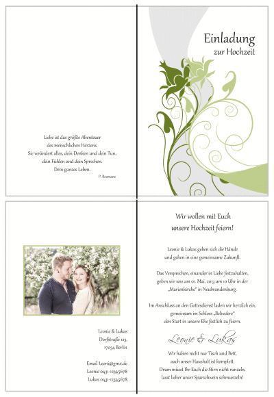  Einladungskarten Hochzeit, Hochzeitseinladungen, Hochzeitskarten, Einladungen für Hochzeit