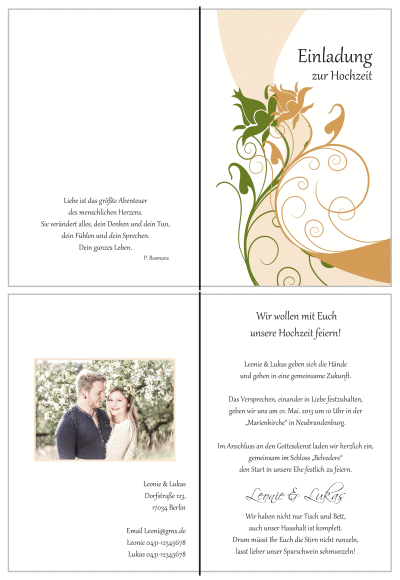  Einladungskarten Hochzeit, Hochzeitseinladungen, Hochzeitskarten, Einladungen für Hochzeit