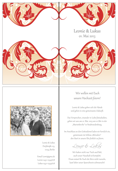  Einladungskarten Hochzeit, Hochzeitseinladungen, Hochzeitskarten, Einladungen für Hochzeit