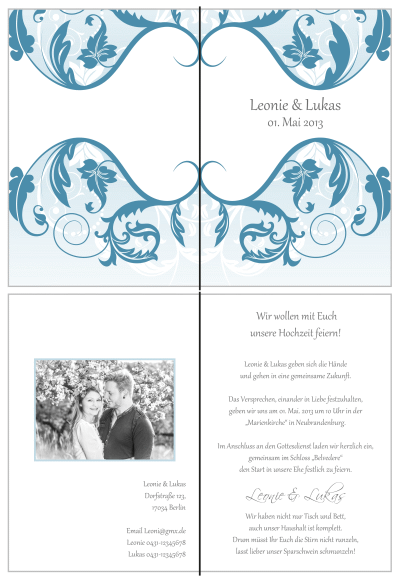  Einladungskarten Hochzeit, Hochzeitseinladungen, Hochzeitskarten, Einladungen f&uuml;r Hochzeit