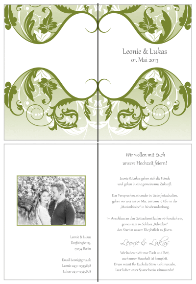  Einladungskarten Hochzeit, Hochzeitseinladungen, Hochzeitskarten, Einladungen für Hochzeit