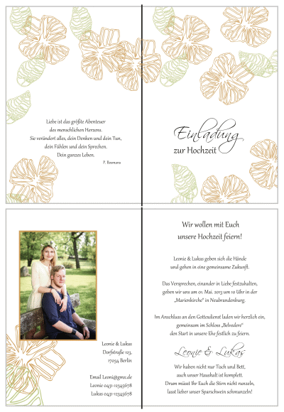  Einladungskarten Hochzeit, Hochzeitseinladungen, Hochzeitskarten, Einladungen für Hochzeit