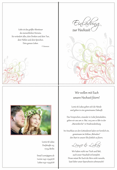 Einladungskarten Hochzeit, Hochzeitseinladungen, Hochzeitskarten, Einladungen für Hochzeit