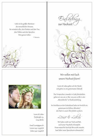  Einladungskarten Hochzeit, Hochzeitseinladungen, Hochzeitskarten, Einladungen für Hochzeit
