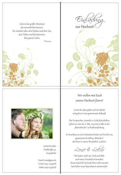  Einladungskarten Hochzeit, Hochzeitseinladungen, Hochzeitskarten, Einladungen für Hochzeit