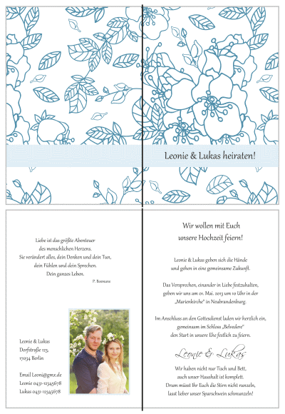  Einladungskarten Hochzeit, Hochzeitseinladungen, Hochzeitskarten, Einladungen für Hochzeit