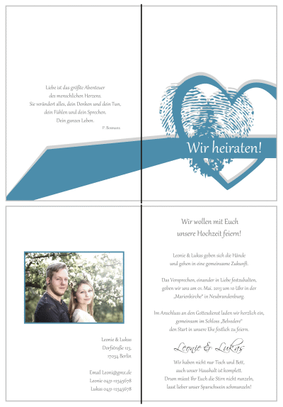  Einladungskarten Hochzeit, Hochzeitseinladungen, Hochzeitskarten, Einladungen für Hochzeit