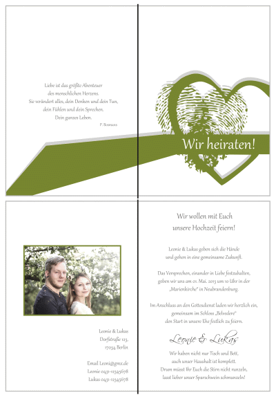  Einladungskarten Hochzeit, Hochzeitseinladungen, Hochzeitskarten, Einladungen für Hochzeit