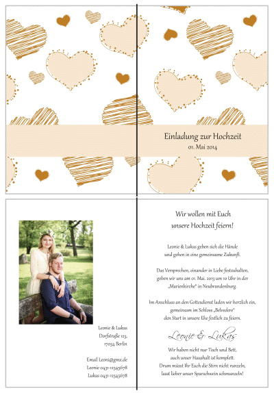  Einladungskarten Hochzeit, Hochzeitseinladungen, Hochzeitskarten, Einladungen für Hochzeit
