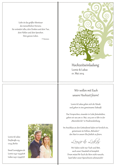  Einladungskarten Hochzeit, Hochzeitseinladungen, Hochzeitskarten, Einladungen für Hochzeit