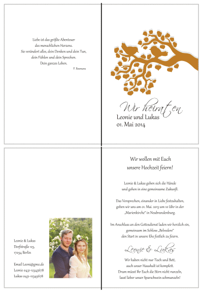  Einladungskarten Hochzeit, Hochzeitseinladungen, Hochzeitskarten, Einladungen für Hochzeit