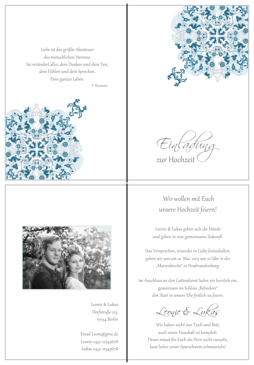  Einladungskarten Hochzeit, Hochzeitseinladungen, Hochzeitskarten, Einladungen für Hochzeit