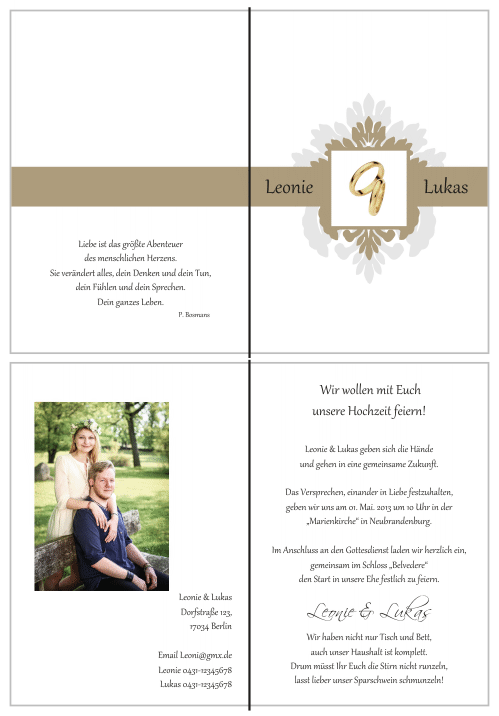  Einladungskarten Hochzeit, Hochzeitseinladungen, Hochzeitskarten, Einladungen für Hochzeit