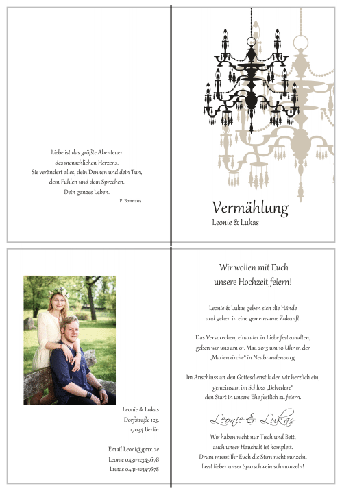 Einladungskarten Hochzeit, Hochzeitseinladungen, Hochzeitskarten, Einladungen für Hochzeit
