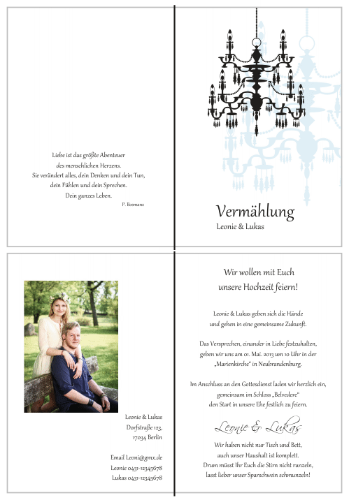  Einladungskarten Hochzeit, Hochzeitseinladungen, Hochzeitskarten, Einladungen für Hochzeit