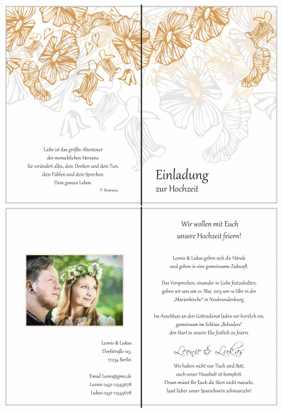 Einladungskarten Hochzeit, Hochzeitseinladungen, Hochzeitskarten, Einladungen für Hochzeit