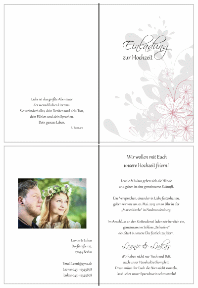  Einladungskarten Hochzeit, Hochzeitseinladungen, Hochzeitskarten, Einladungen für Hochzeit