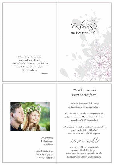  Einladungskarten Hochzeit, Hochzeitseinladungen, Hochzeitskarten, Einladungen für Hochzeit