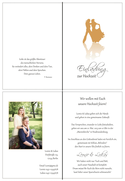  Einladungskarten Hochzeit, Hochzeitseinladungen, Hochzeitskarten, Einladungen für Hochzeit