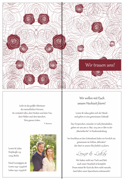  Einladungskarten Hochzeit, Hochzeitseinladungen, Hochzeitskarten, Einladungen für Hochzeit