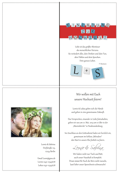  Einladungskarten Hochzeit, Hochzeitseinladungen, Hochzeitskarten, Einladungen für Hochzeit