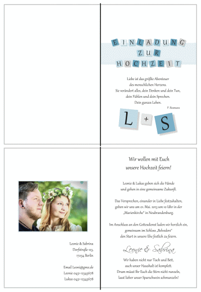  Einladungskarten Hochzeit, Hochzeitseinladungen, Hochzeitskarten, Einladungen für Hochzeit