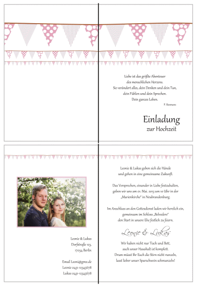  Einladungskarten Hochzeit, Hochzeitseinladungen, Hochzeitskarten, Einladungen für Hochzeit