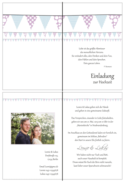  Einladungskarten Hochzeit, Hochzeitseinladungen, Hochzeitskarten, Einladungen für Hochzeit