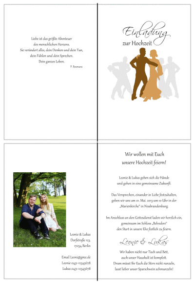  Einladungskarten Hochzeit, Hochzeitseinladungen, Hochzeitskarten, Einladungen für Hochzeit