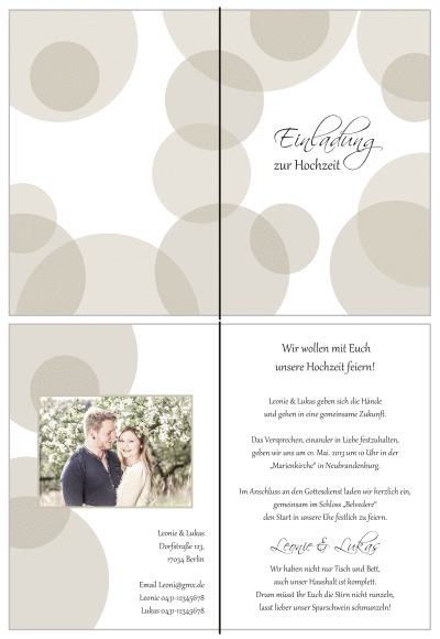  Einladungskarten Hochzeit, Hochzeitseinladungen, Hochzeitskarten, Einladungen für Hochzeit