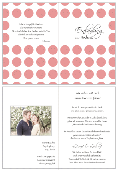  Einladungskarten Hochzeit, Hochzeitseinladungen, Hochzeitskarten, Einladungen für Hochzeit