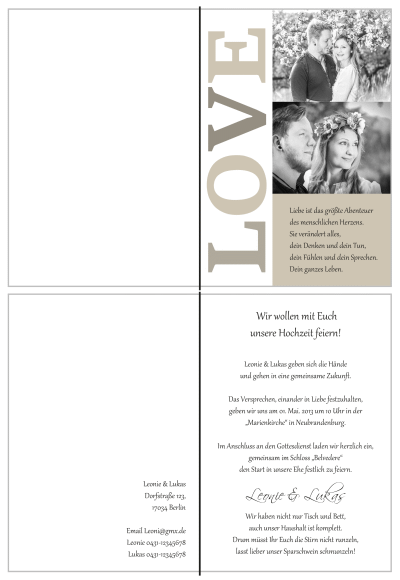  Einladungskarten Hochzeit, Hochzeitseinladungen, Hochzeitskarten, Einladungen für Hochzeit