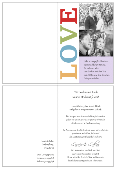  Einladungskarten Hochzeit, Hochzeitseinladungen, Hochzeitskarten, Einladungen für Hochzeit