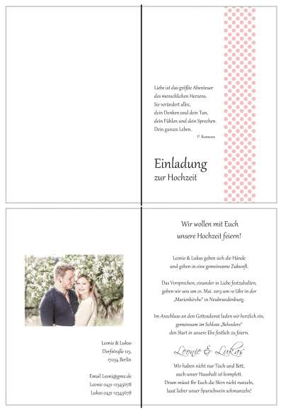  Einladungskarten Hochzeit, Hochzeitseinladungen, Hochzeitskarten, Einladungen für Hochzeit