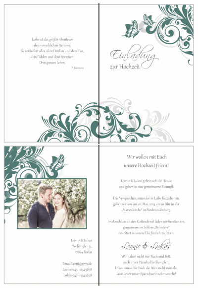  Einladungskarten Hochzeit, Hochzeitseinladungen, Hochzeitskarten, Einladungen für Hochzeit