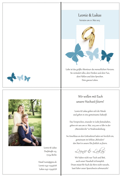  Einladungskarten Hochzeit, Hochzeitseinladungen, Hochzeitskarten, Einladungen für Hochzeit