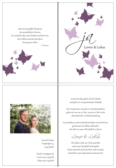  Einladungskarten Hochzeit, Hochzeitseinladungen, Hochzeitskarten, Einladungen für Hochzeit