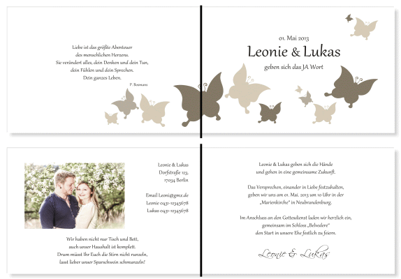  Einladungskarten Hochzeit, Hochzeitseinladungen, Hochzeitskarten, Einladungen für Hochzeit