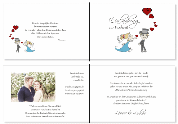  Einladungskarten Hochzeit, Hochzeitseinladungen, Hochzeitskarten, Einladungen für Hochzeit