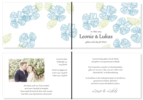  Einladungskarten Hochzeit, Hochzeitseinladungen, Hochzeitskarten, Einladungen für Hochzeit