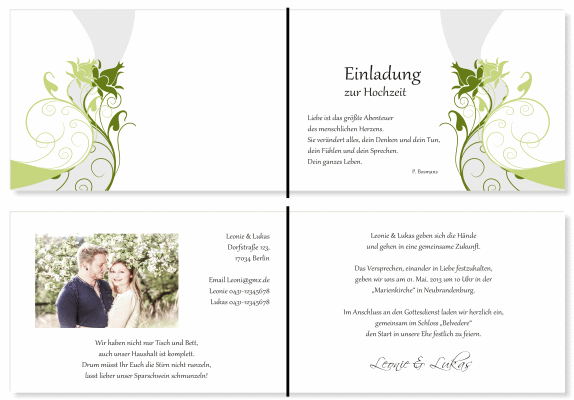  Einladungskarten Hochzeit, Hochzeitseinladungen, Hochzeitskarten, Einladungen für Hochzeit