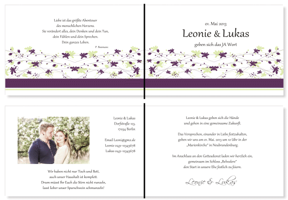  Einladungskarten Hochzeit, Hochzeitseinladungen, Hochzeitskarten, Einladungen für Hochzeit